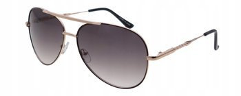 Damskie okulary przeciwsłoneczne pilotki aviator JOKER - JR 4339 BR
