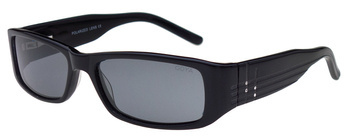 Czarne damskie okulary przeciwsłoneczne z filtrem polaryzacyjnym - Goya G 164 CZ