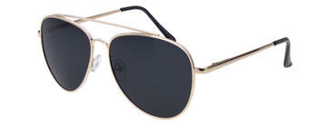 Okulary przeciwsłoneczne polaryzacyjne unisex dla kierowców czarne pilotki DESSOTO - DES 396 ZŁ